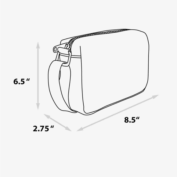 Disney Signature D Debossed Yellow Vegan
Leather Crossbody Bag - Picture 4 of 4